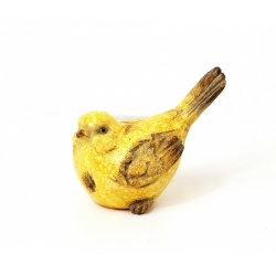 Ptak ceramiczny żółty